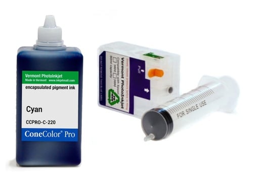 [CCP-38XX-220-C-KIT] ConeColor Pro, 3800-3880 Refill Cartridge, 220ml Ink, Cyan