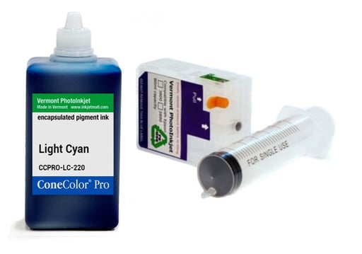 [CCP-38XX-220-LC-KIT] ConeColor Pro, 3800-3880 Refill Cartridge, 220ml Ink, Light Cyan