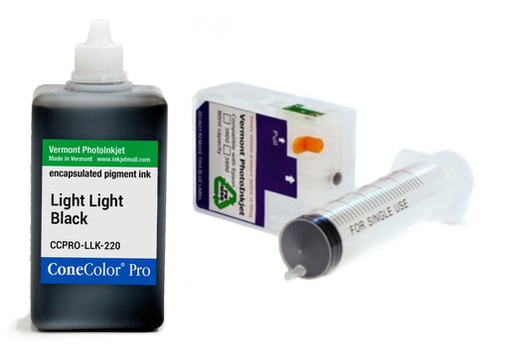 [CCP-38XX-220-LLK-KIT] ConeColor Pro, 3800-3880 Refill Cartridge, 220ml Ink, Light Light Black