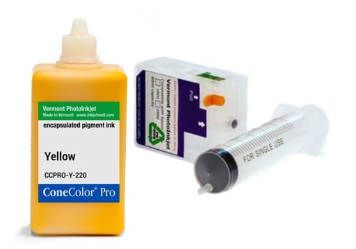 [CCP-38XX-220-Y-KIT] ConeColor Pro, 3800-3880 Refill Cartridge, 220ml Ink, Yellow